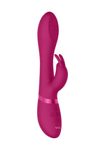 Vibrator Mira Bunny cu USB roz, rotativ
