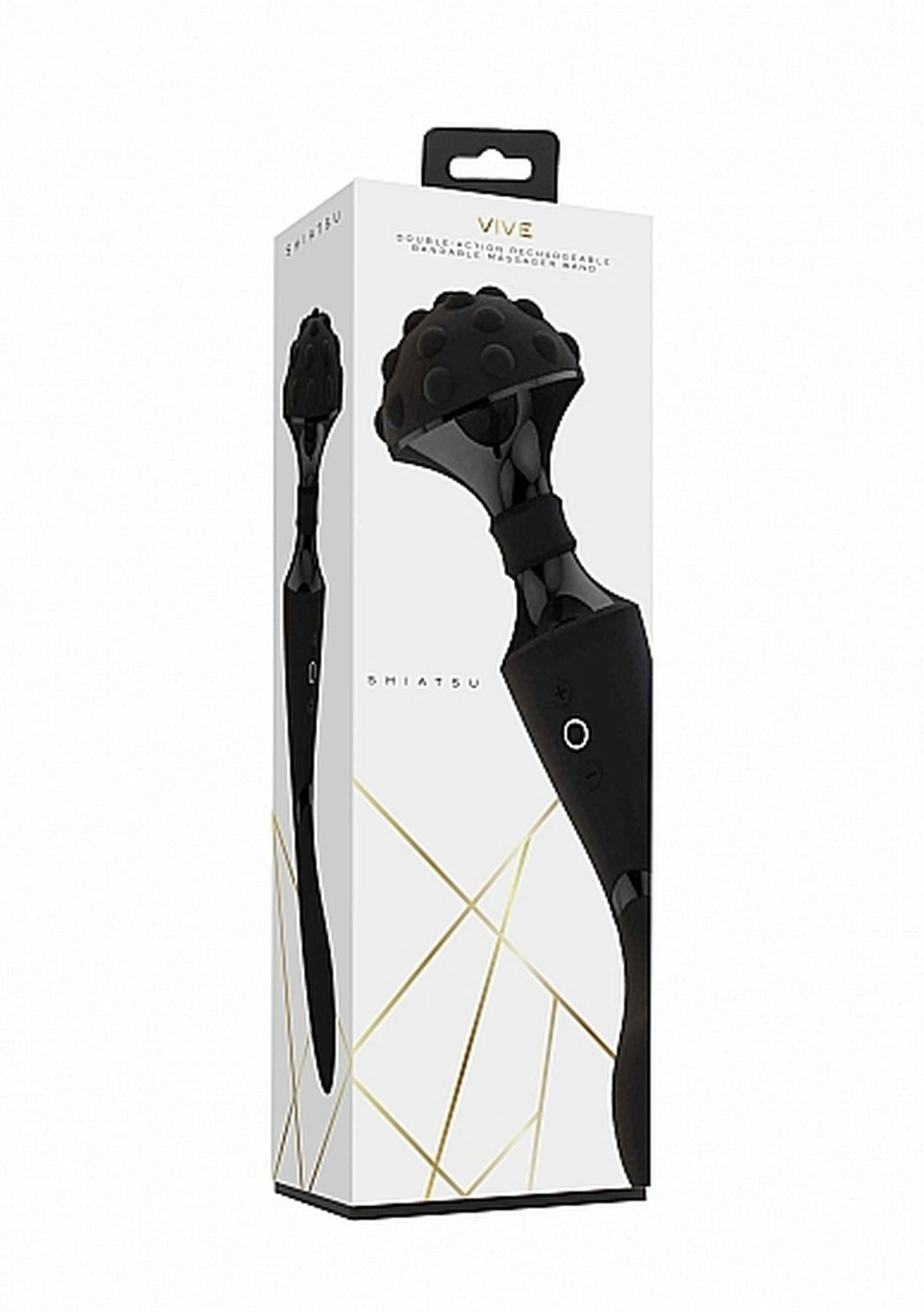 Aparat de masaj Vive Flexible Shiatsu Negru