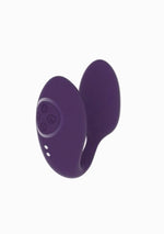 Stimulator clitoridian și punct G cu motor dual Vive Aika, violet, USB, 9 cm