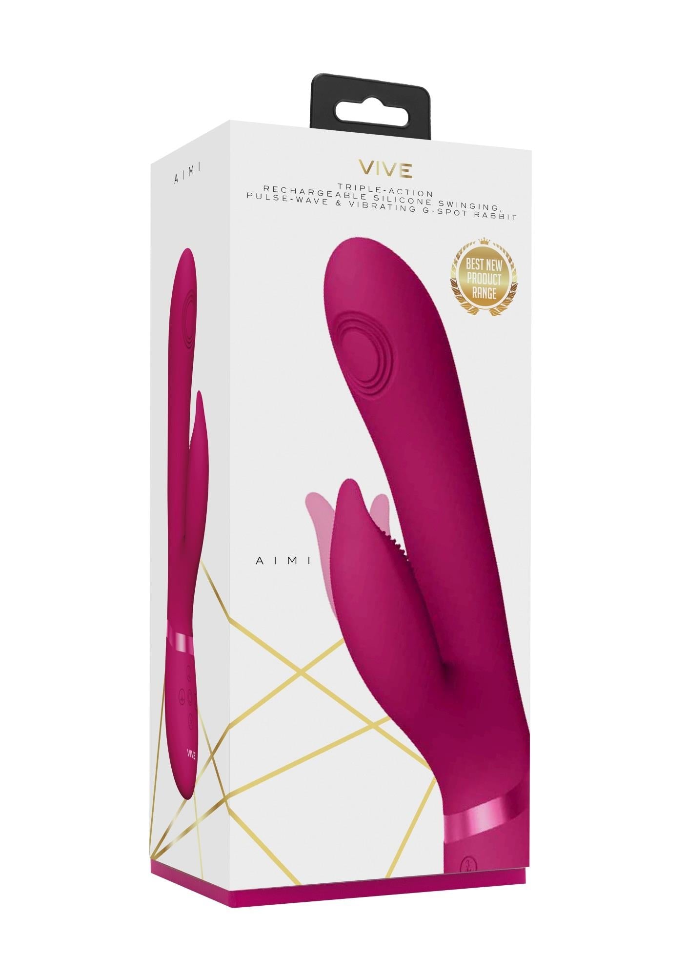 Vibrator USB pentru punct G Vive Aimi roz