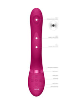 Vibrator USB pentru punct G Vive Aimi roz