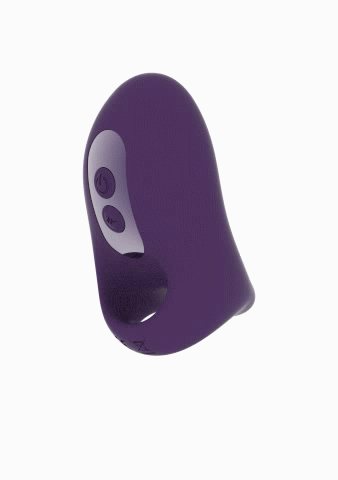 Stimulator clitoridian USB Vive Hana din silicon violet 5 cm