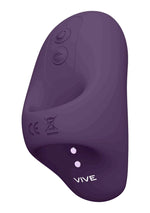 Stimulator clitoridian USB Vive Hana din silicon violet 5 cm
