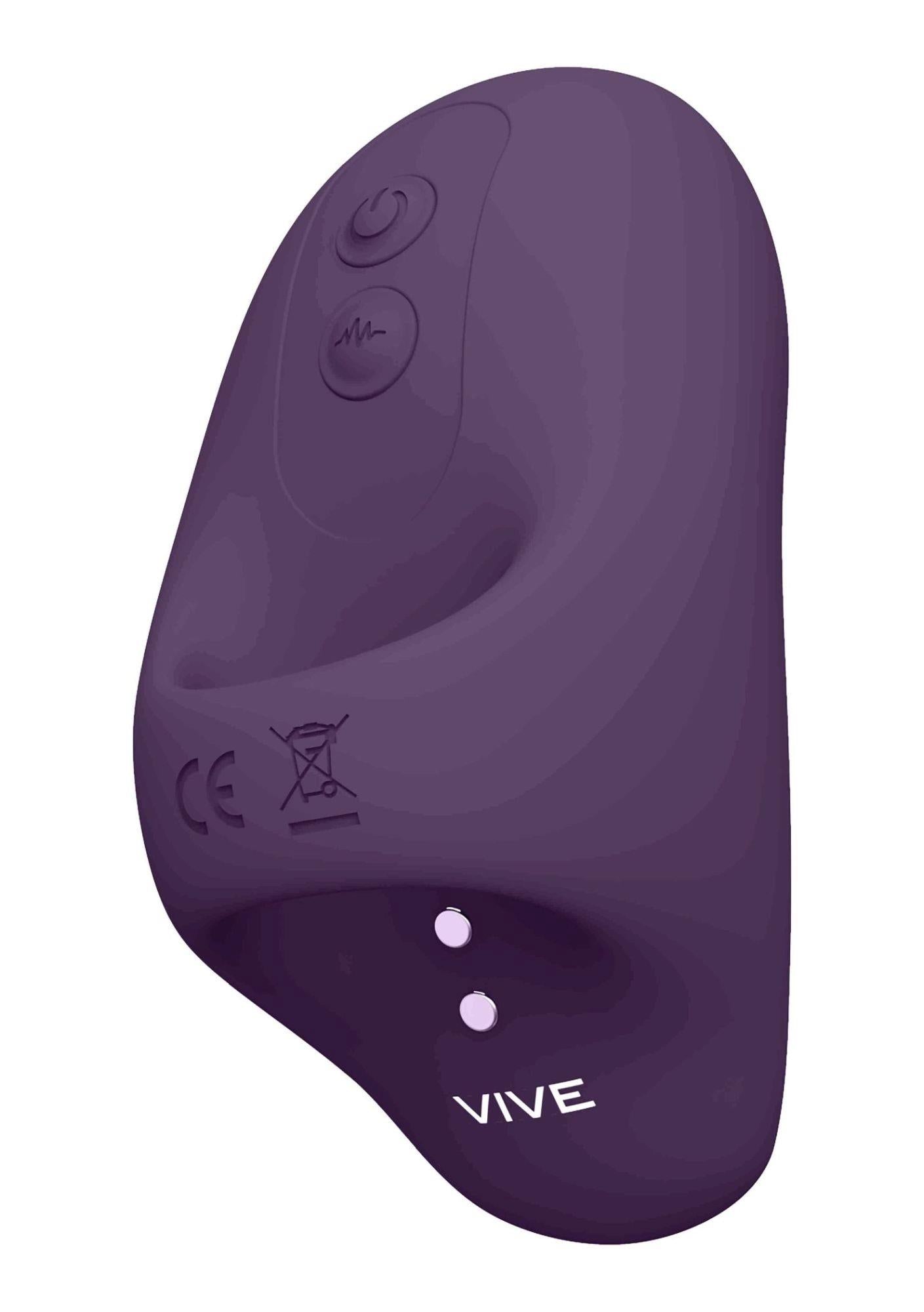 Stimulator clitoridian USB Vive Hana din silicon violet 5 cm