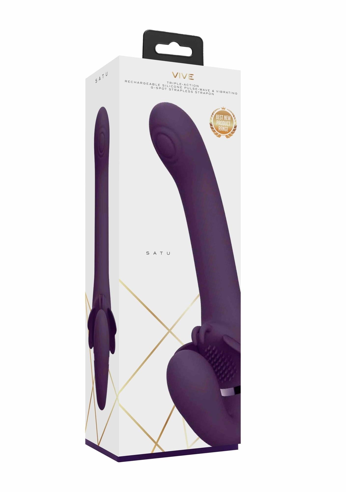 Strap vibrant Satu fără ham ​​Vive Purple
