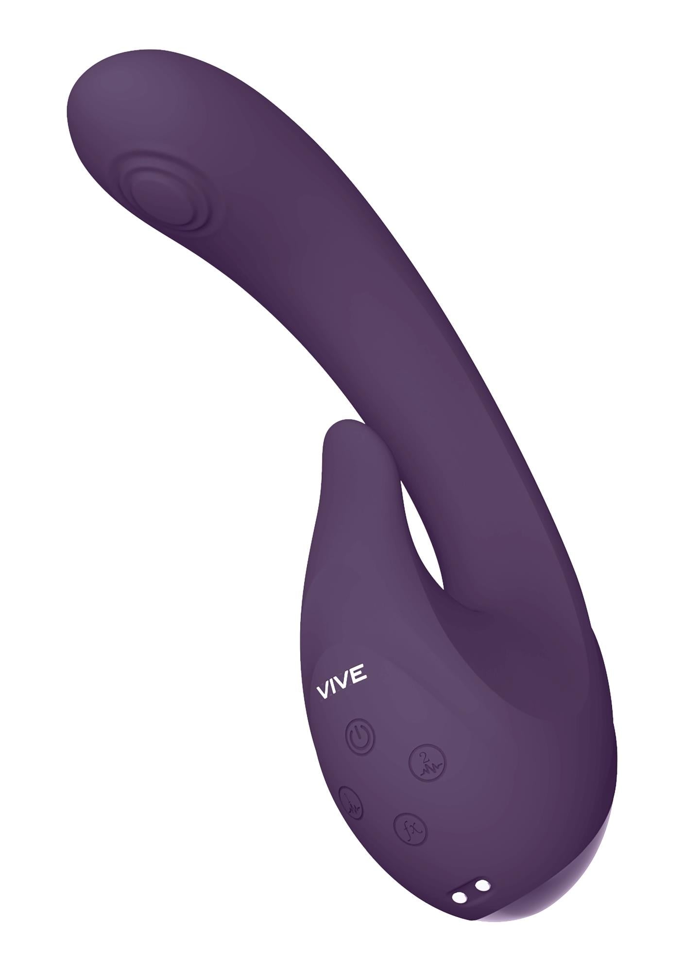 Vibrator Vive Miki din silicon, violet, USB