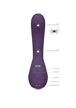 Vibrator Vive Miki din silicon, violet, USB