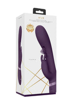 Vibrator Vive Tama Bunny, silicon violet, 27 cm, USB