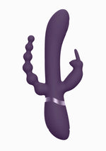 Vibrator Vive Rini Bunny, silicon violet, USB, 22 cm