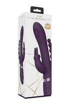 Vibrator Vive Rini Bunny, silicon violet, USB, 22 cm