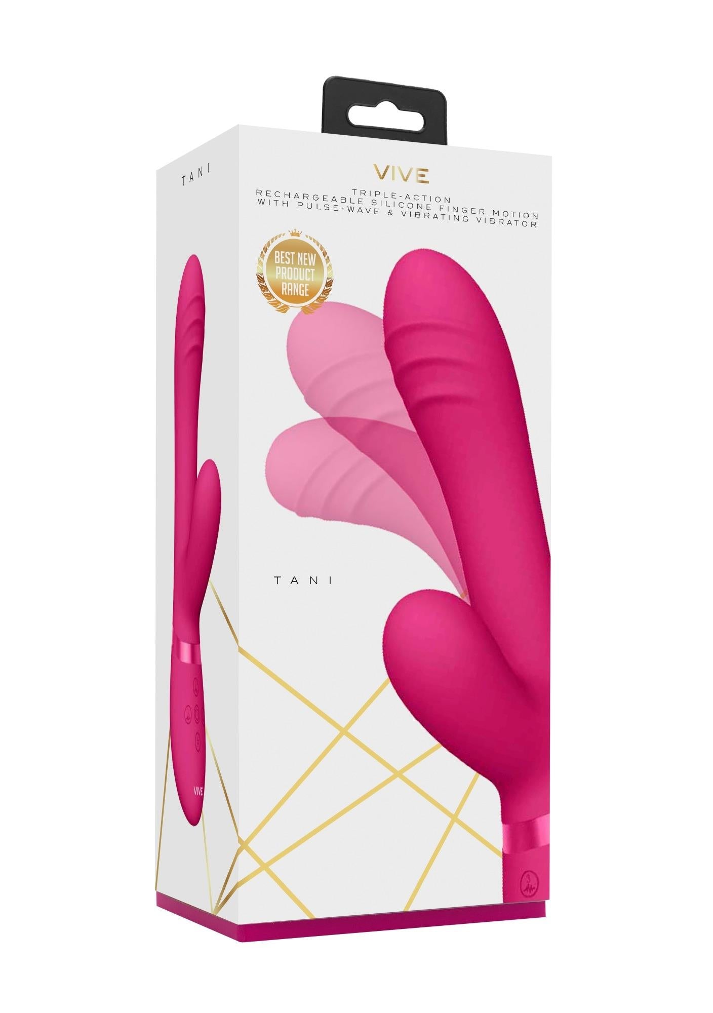 Vibrator USB Iepuraș din silicon roz Vive ieftin