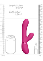 Vibrator USB Iepuraș din silicon roz Vive ieftin