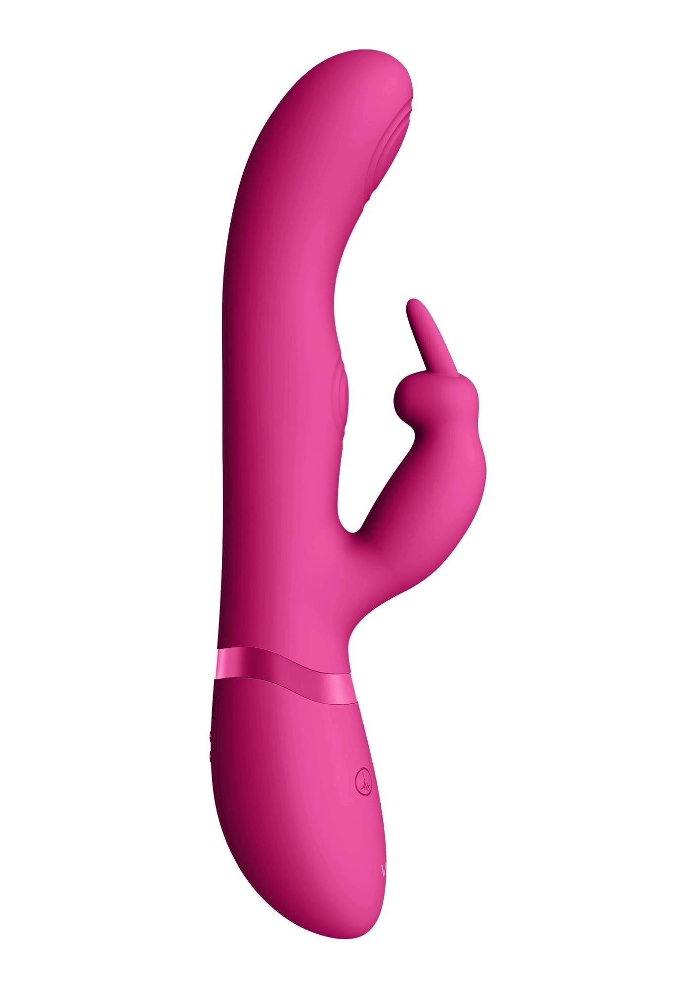 Vibrator Vive May Pulse Wave Bunny roz cu USB