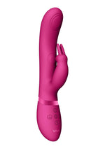 Vibrator Vive May Pulse Wave Bunny roz cu USB