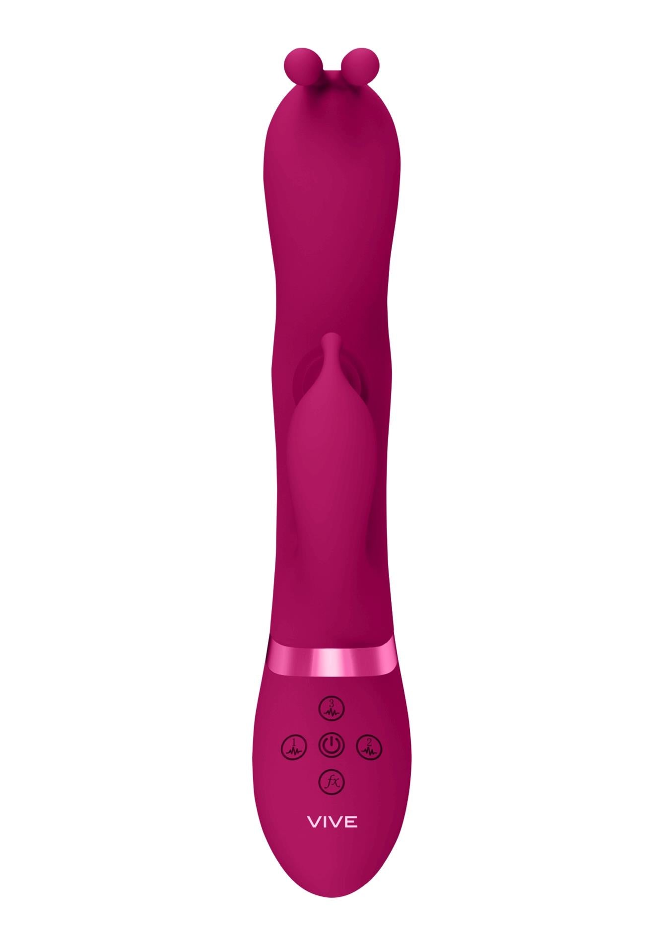 Vibrator Vive Gada Bunny cu Pulse Wave, roz