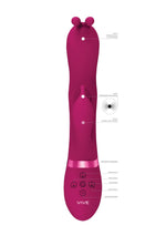 Vibrator Vive Gada Bunny cu Pulse Wave, roz