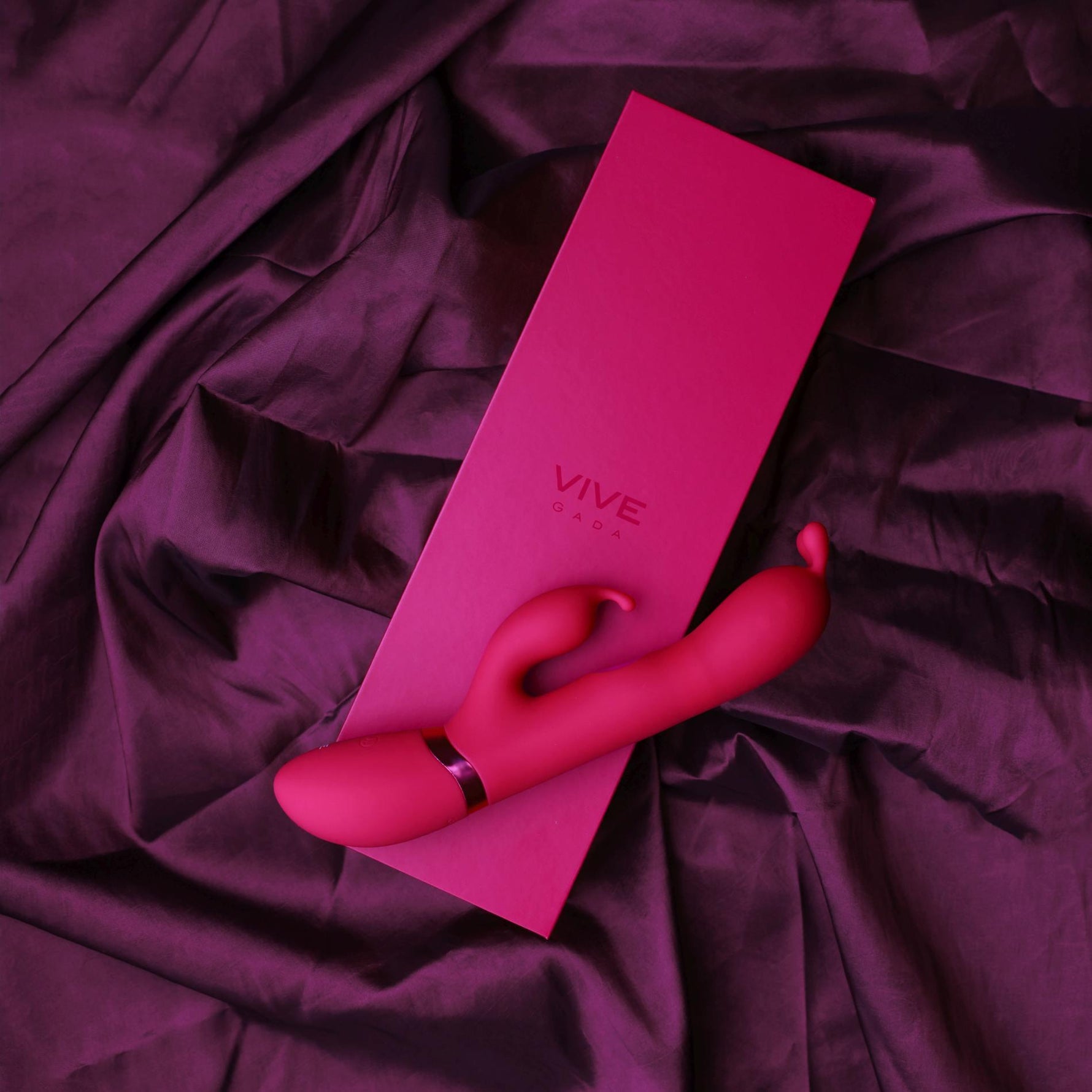 Vibrator Vive Gada Bunny cu Pulse Wave, roz