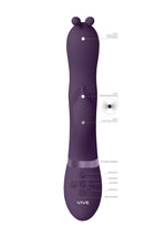 Vibrator Vive Gada Bunny cu USB Pulse Wave