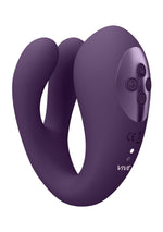 Yoko - Vibrator cu acțiune triplă, cu vârfuri duble și undă pulsatorie clitorală