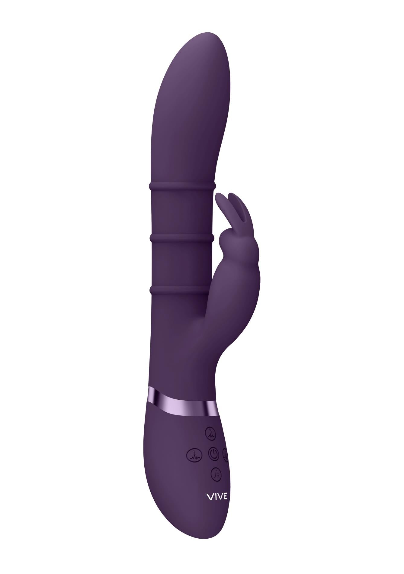 Vibrator Vive Sora Bunny cu inele mobile