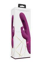 Vibrator Mika Bunny cu punct G fluturând, Vive roz, USB