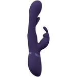Vibrator Mika Bunny cu punct G fluturând, Vive violet