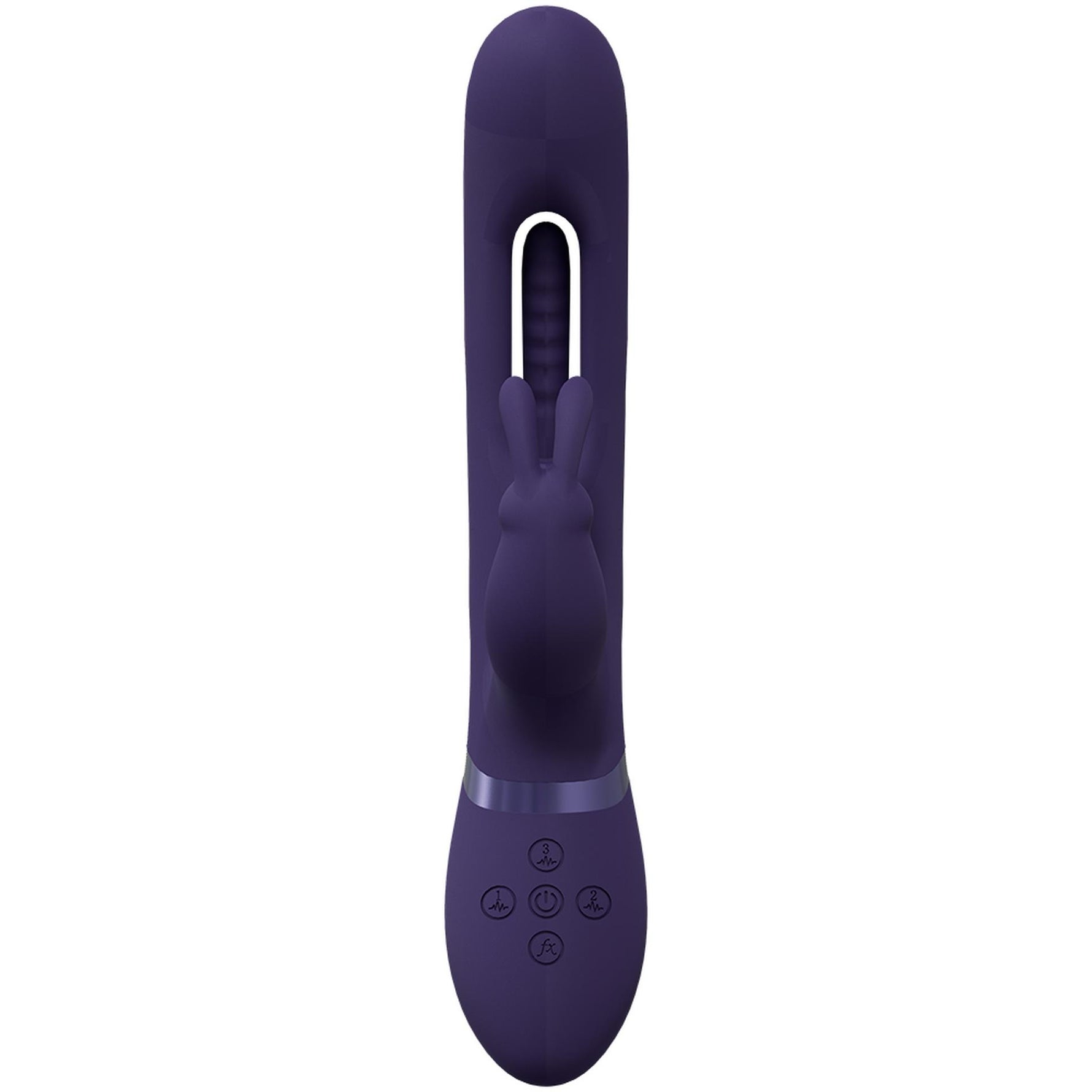 Vibrator Mika Bunny cu punct G fluturând, Vive violet
