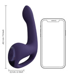 Vibrator pentru punctul G Vive Riko, silicon violet, USB