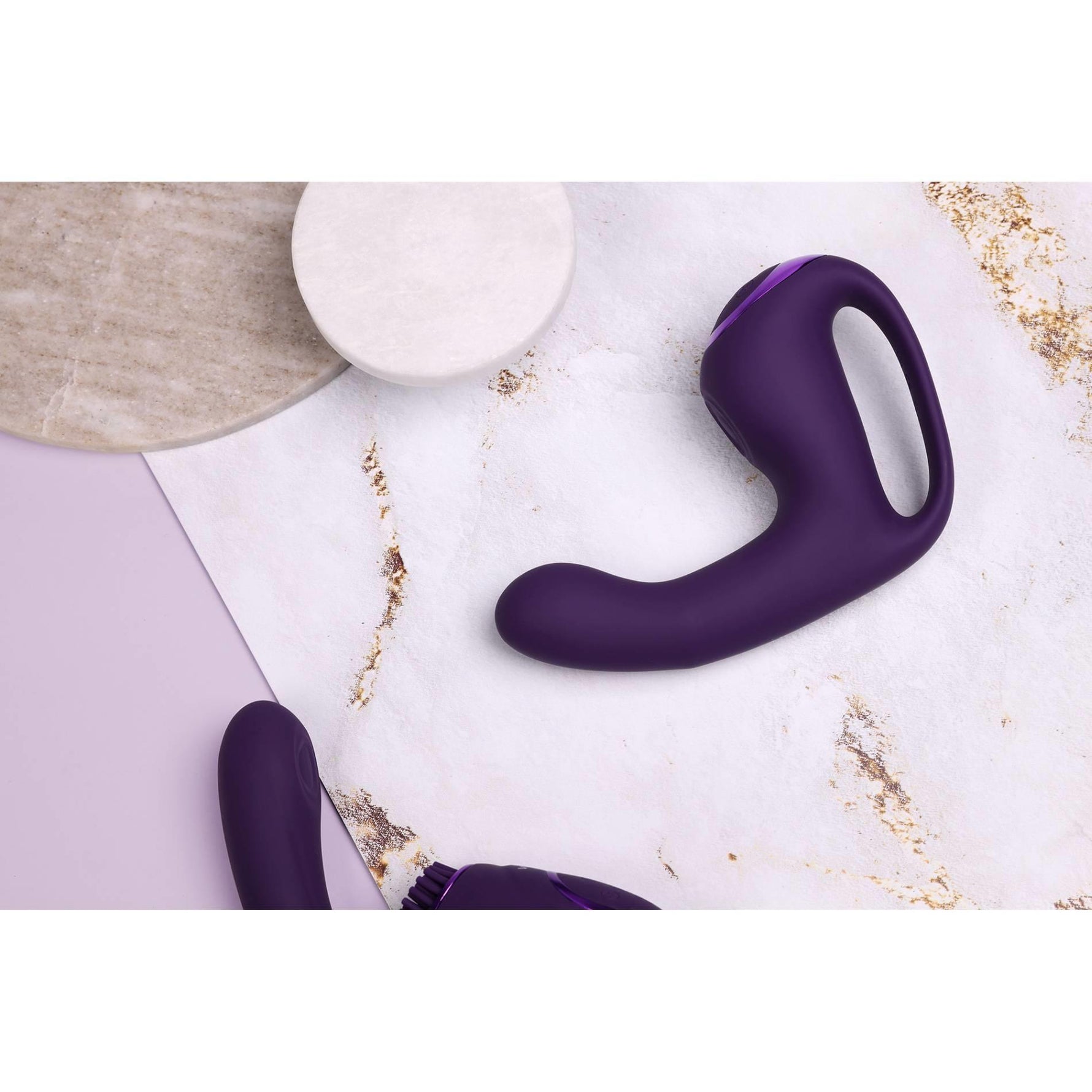 Vibrator pentru punctul G Vive Riko, silicon violet, USB