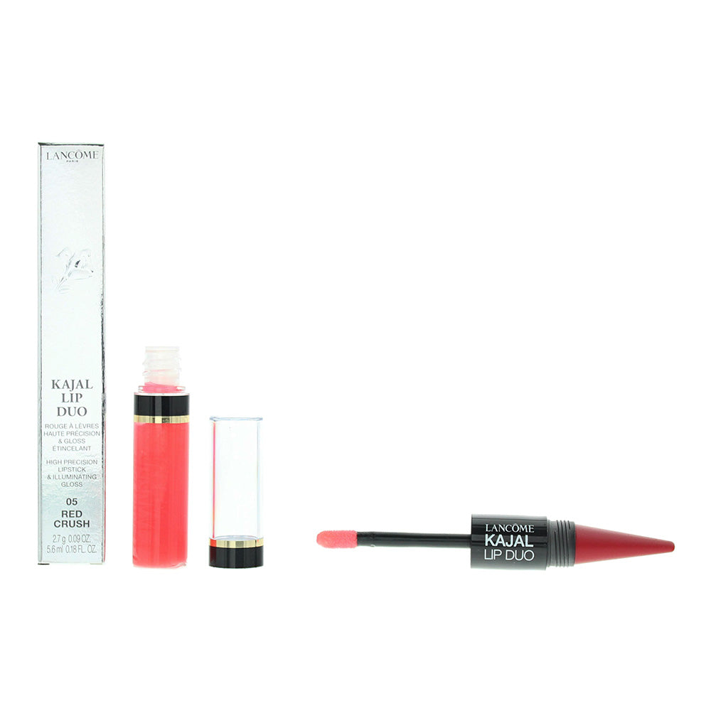 Set Duo, Lancome, Kajal Lip Duo, Ruj cremos & luciu de buze, 05, 10N, 2.7 g