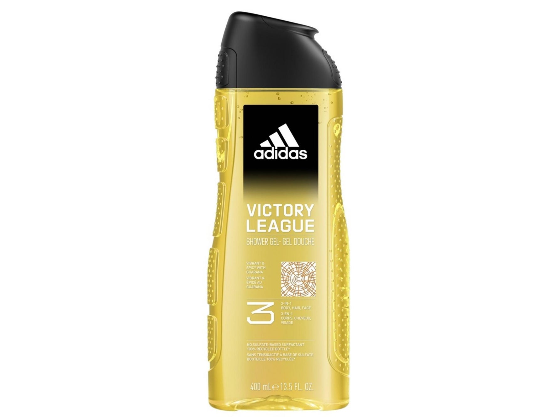 Adidas, Victory League, Gel de duș și șampon 2 în 1, 400 ml