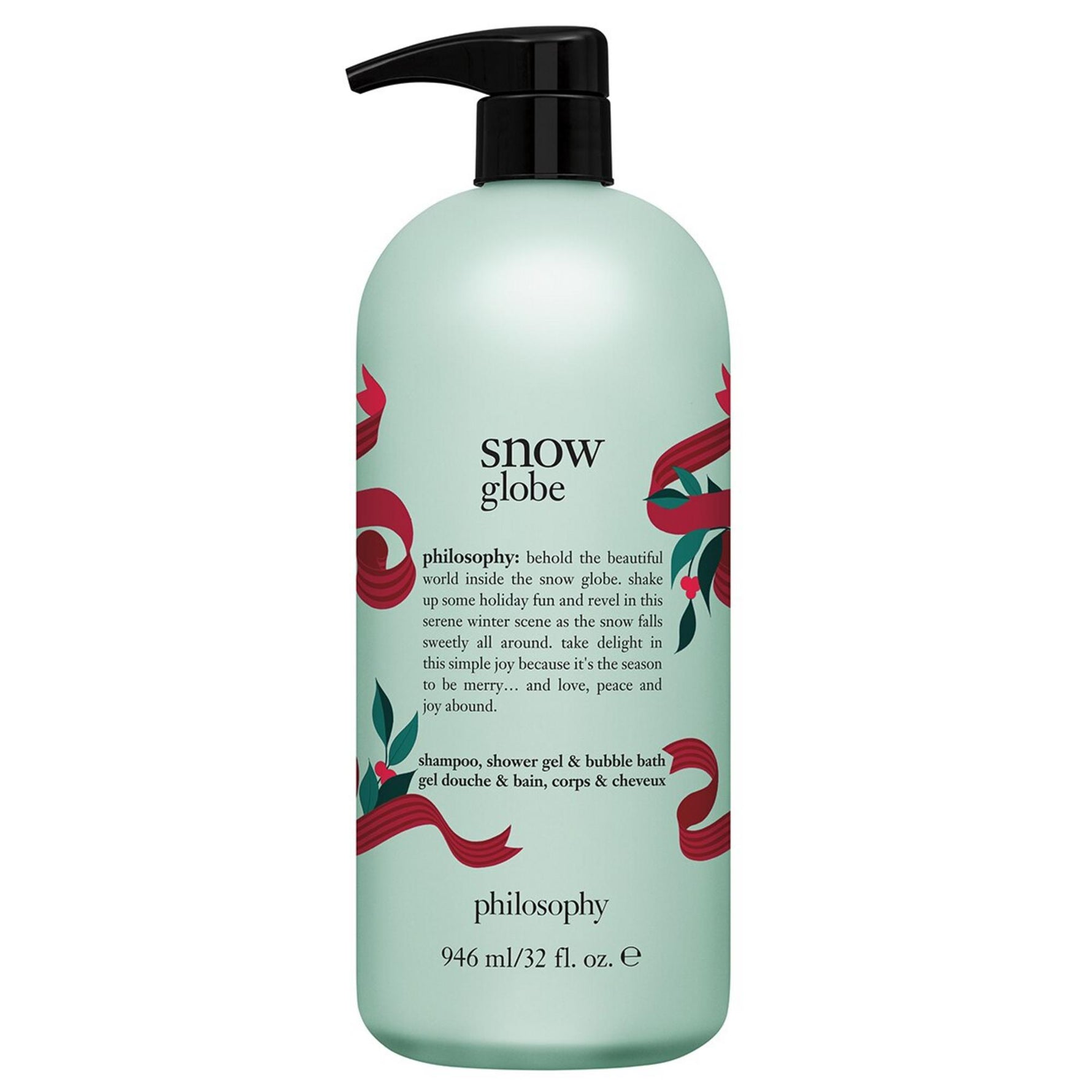 Philosophy, Snow Globe, Gel de duș și șampon 2 în 1, 1920 ml