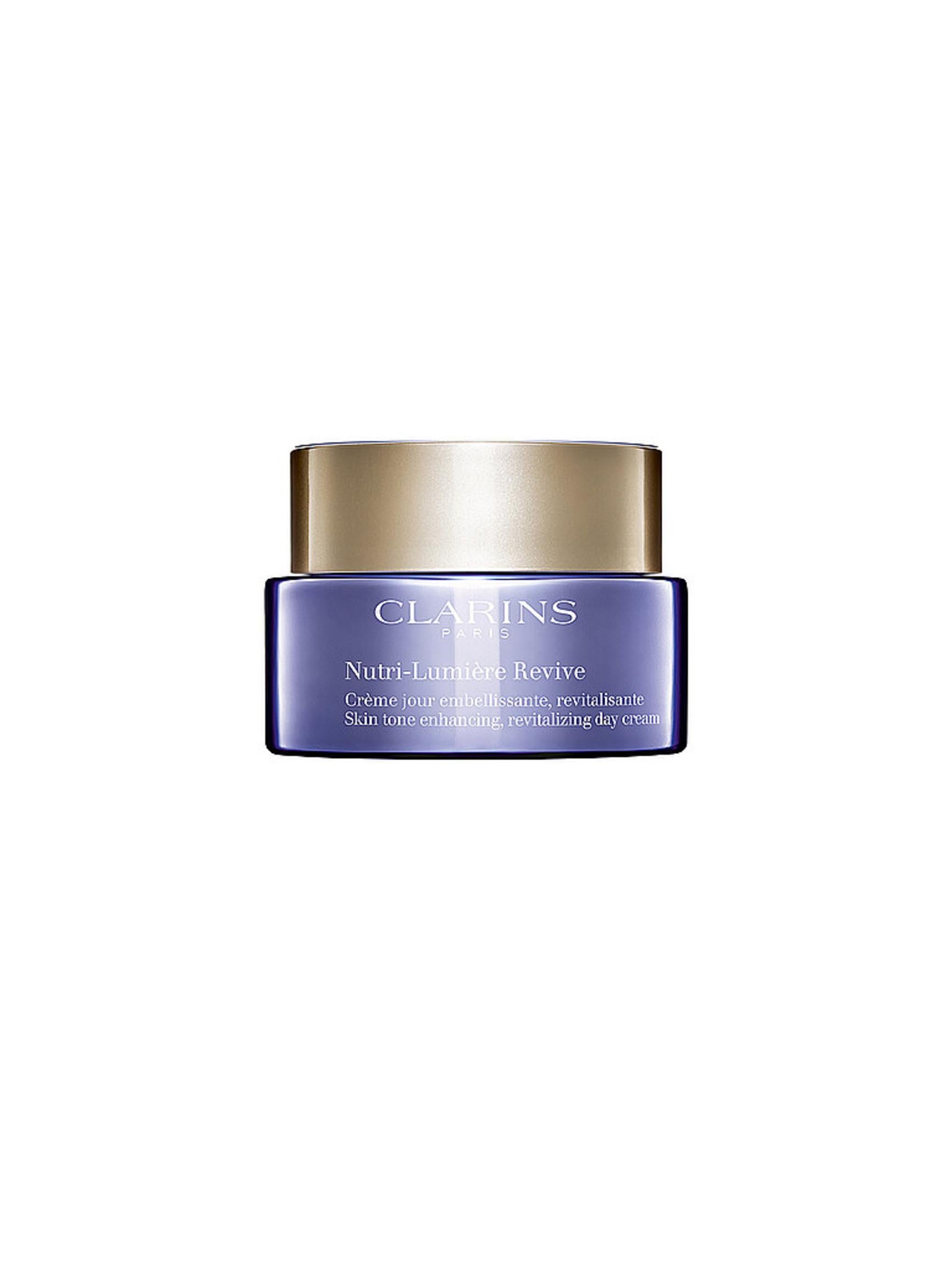 Clarins, Nutri-Lumiere Revive, Natural, Iluminează, Zi, Smântână, Pentru față, 50 ml