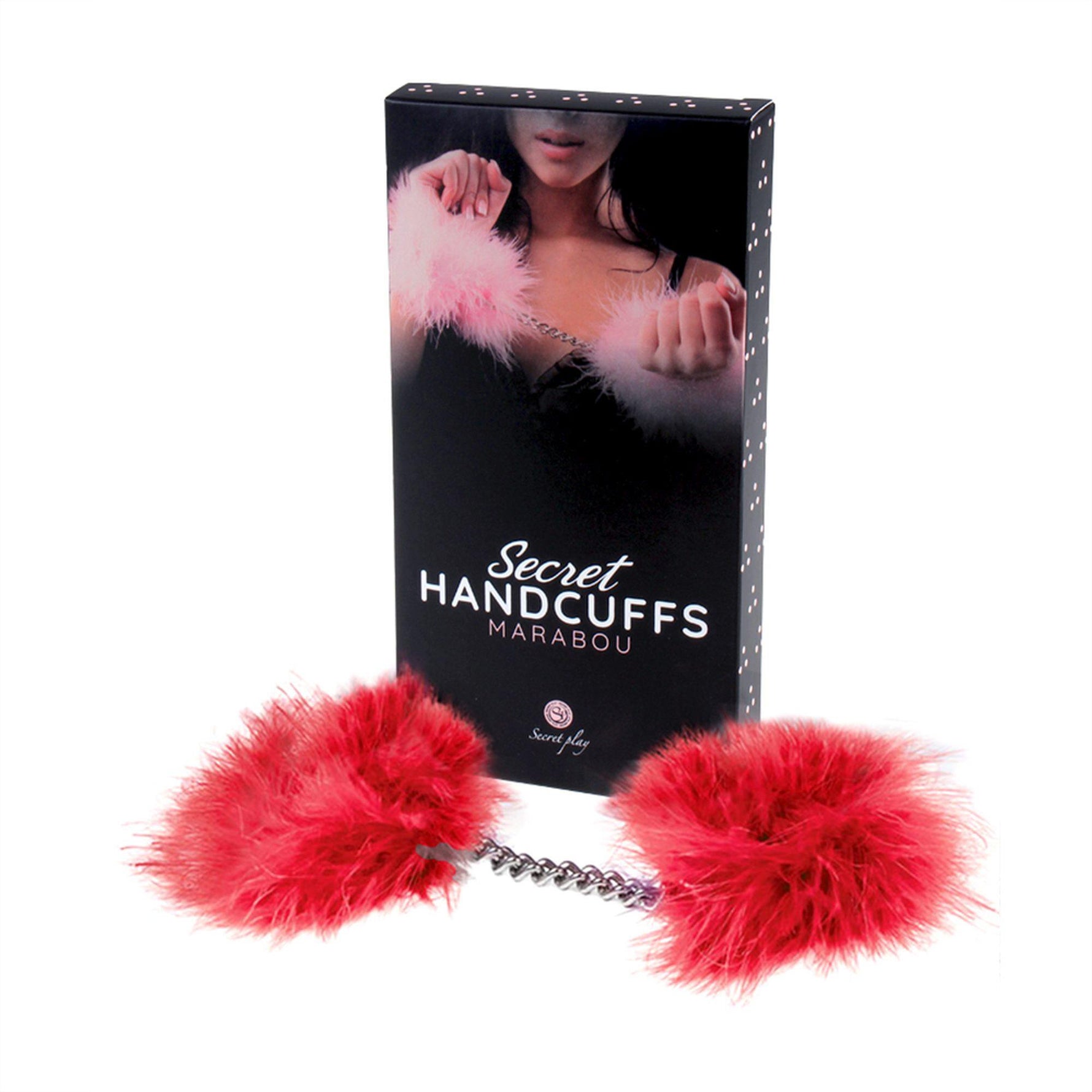 Cătușe Secret Play Red Marabou
