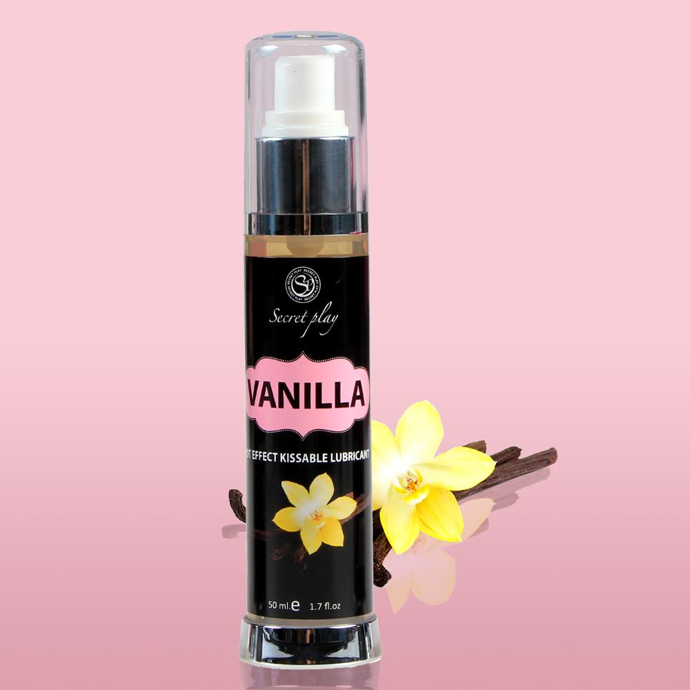Lubrifiant Secret Play Vanilla cu efect termic 50 ml