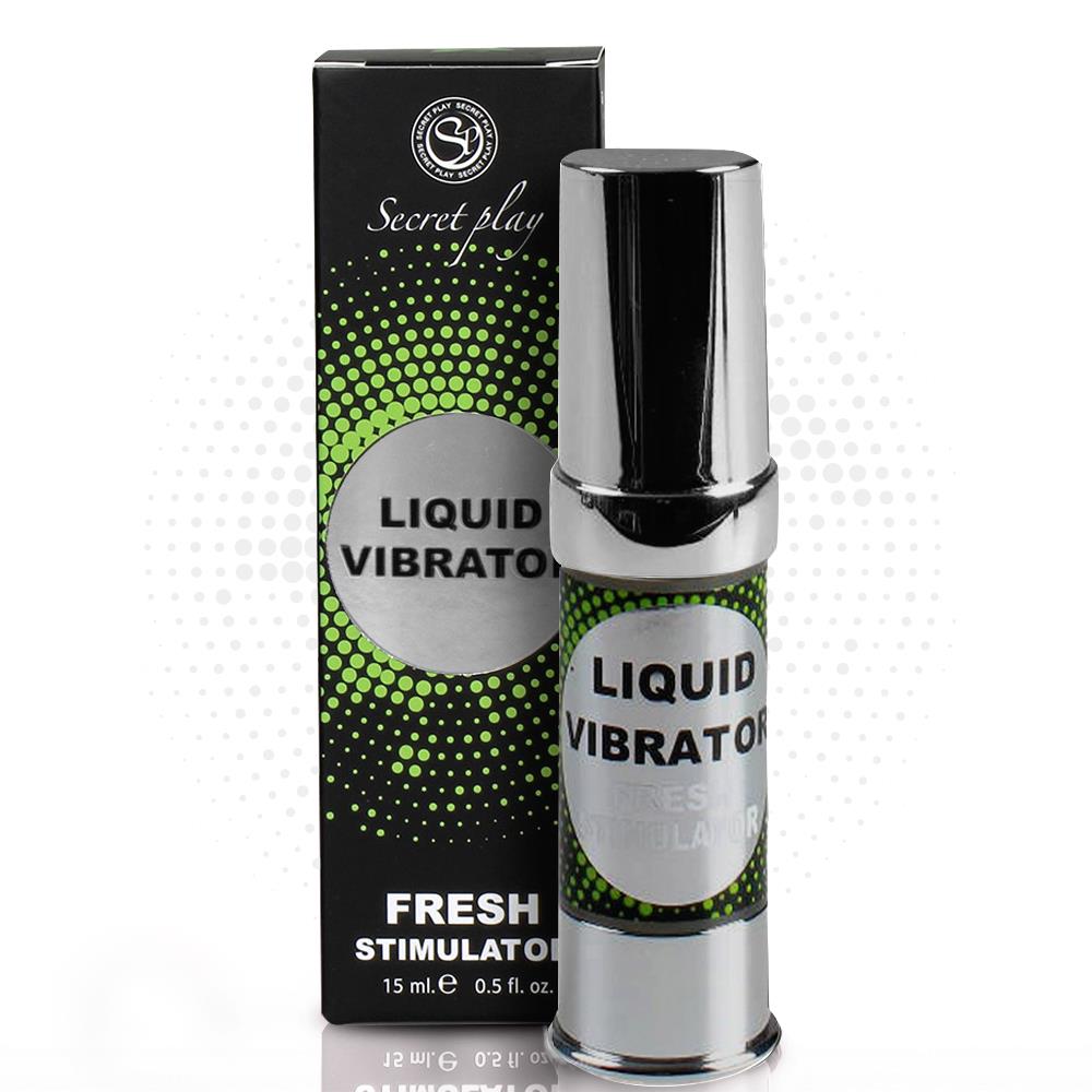 Lubrifiant vibrant Fresh Secret Play cu mentă 15 ml