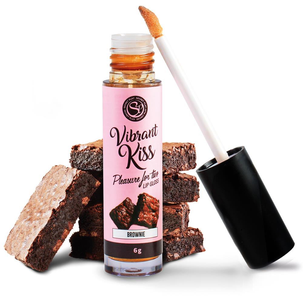 Luciu de buze Vibrant Kiss Brownie Secret Play