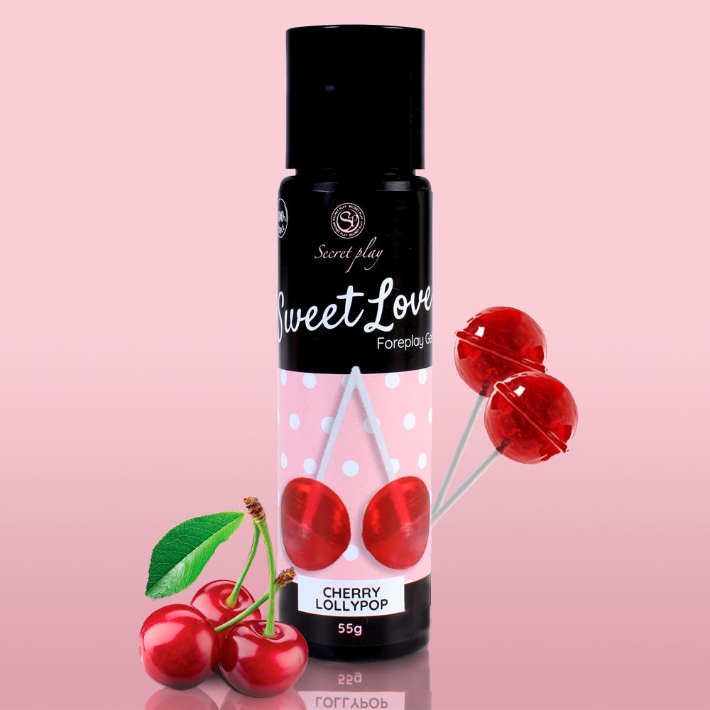 Acadea gel comestibilă cu aromă de cireșe Secret Play 60 ml