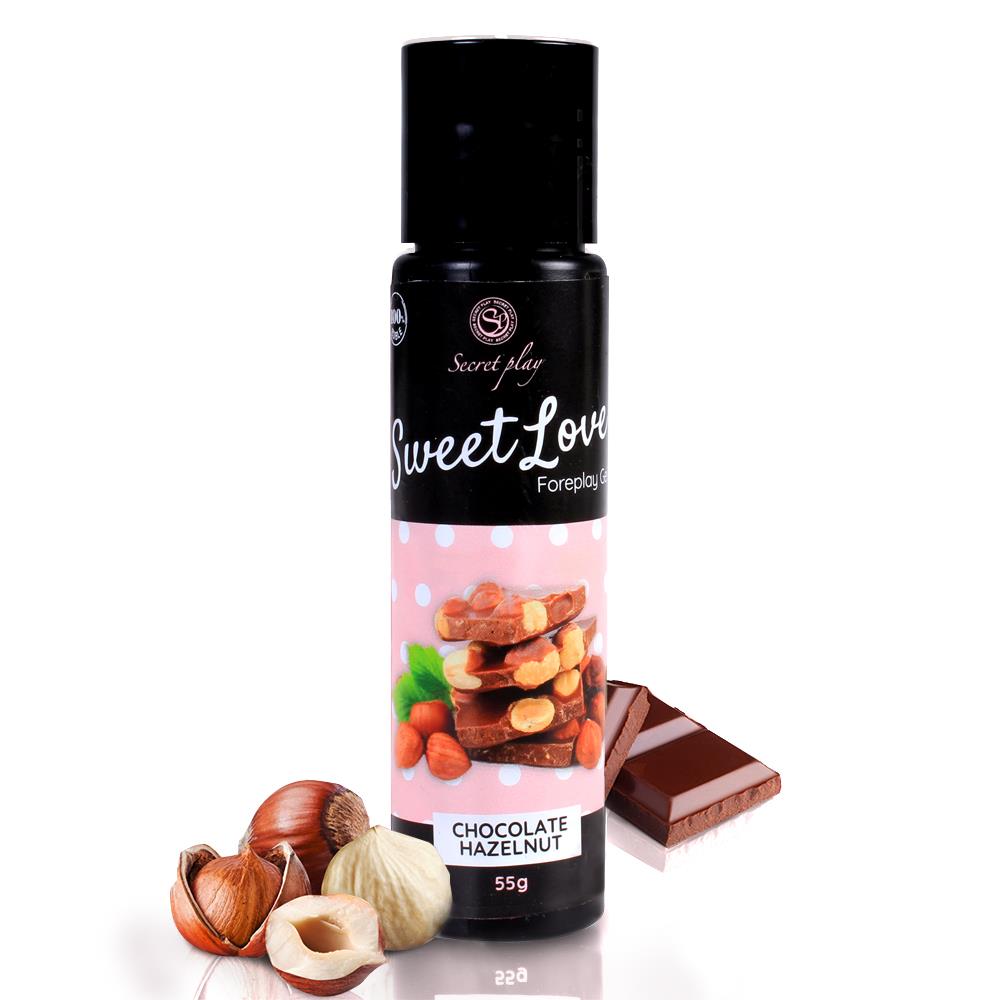 Gel comestibil Secret Play cu ciocolată și alune 60ml