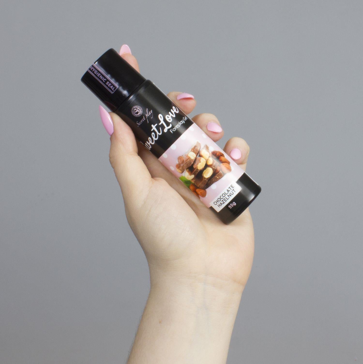 Gel comestibil Secret Play cu ciocolată și alune 60ml