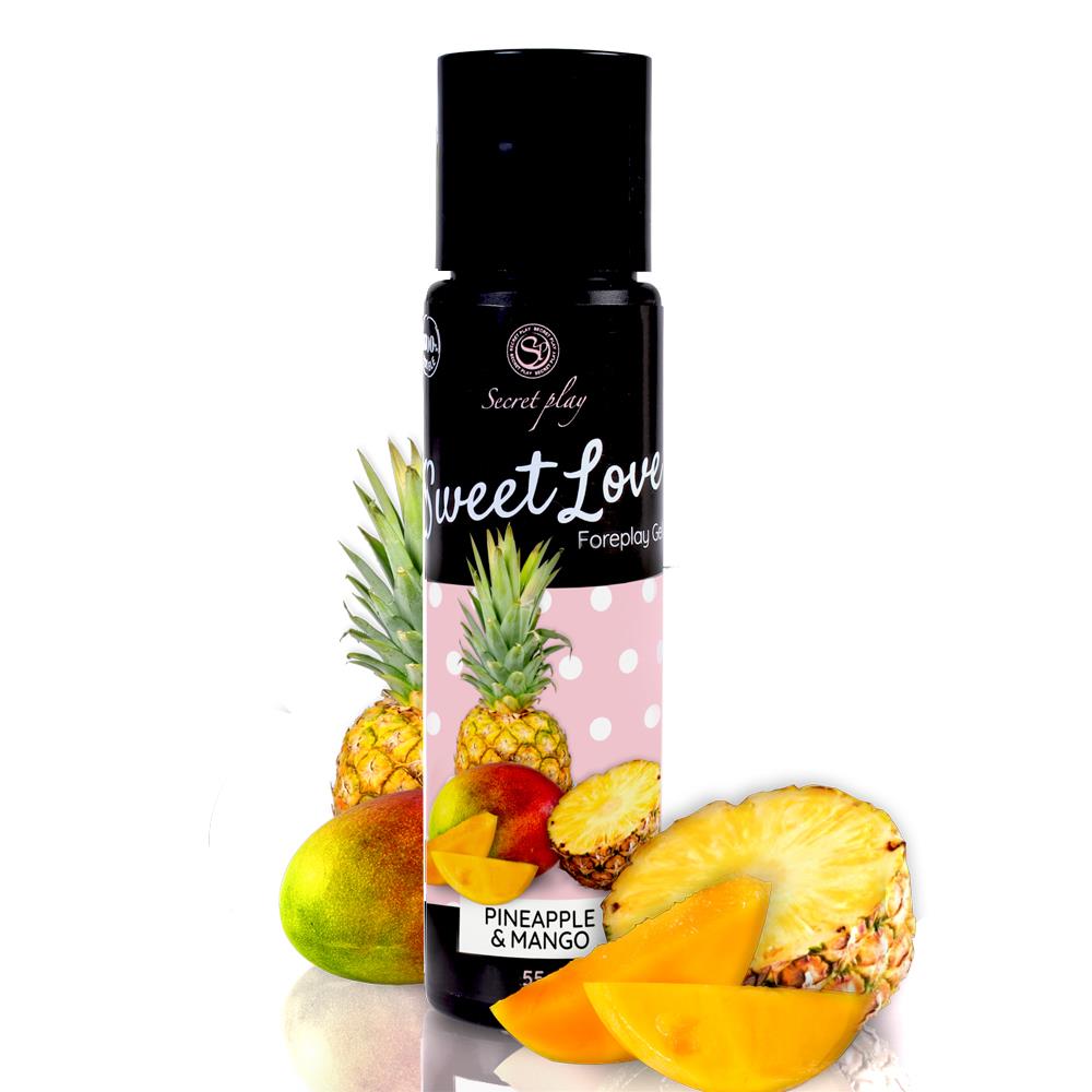 Gel comestibil Secret Play cu aromă de mango și ananas 60ml