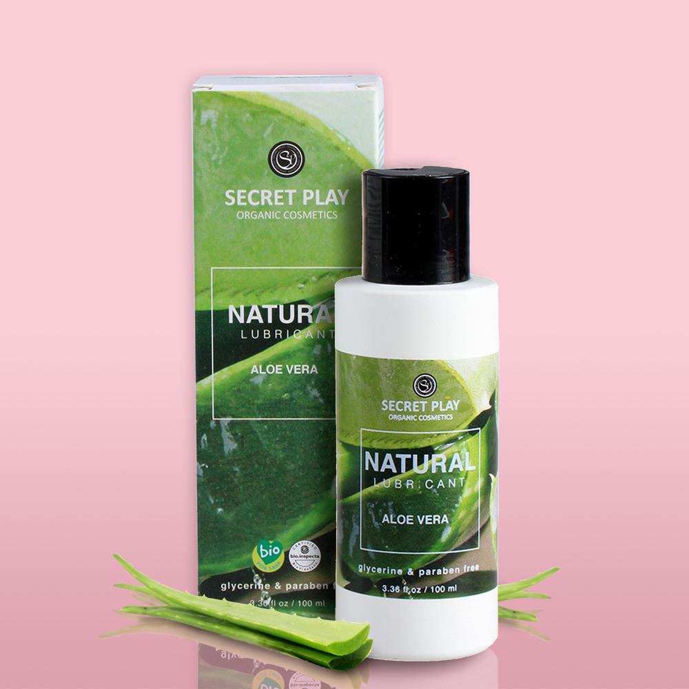 Lubrifiant organic Aloe Vera Secret Play cu Aloe Vera 100 ml