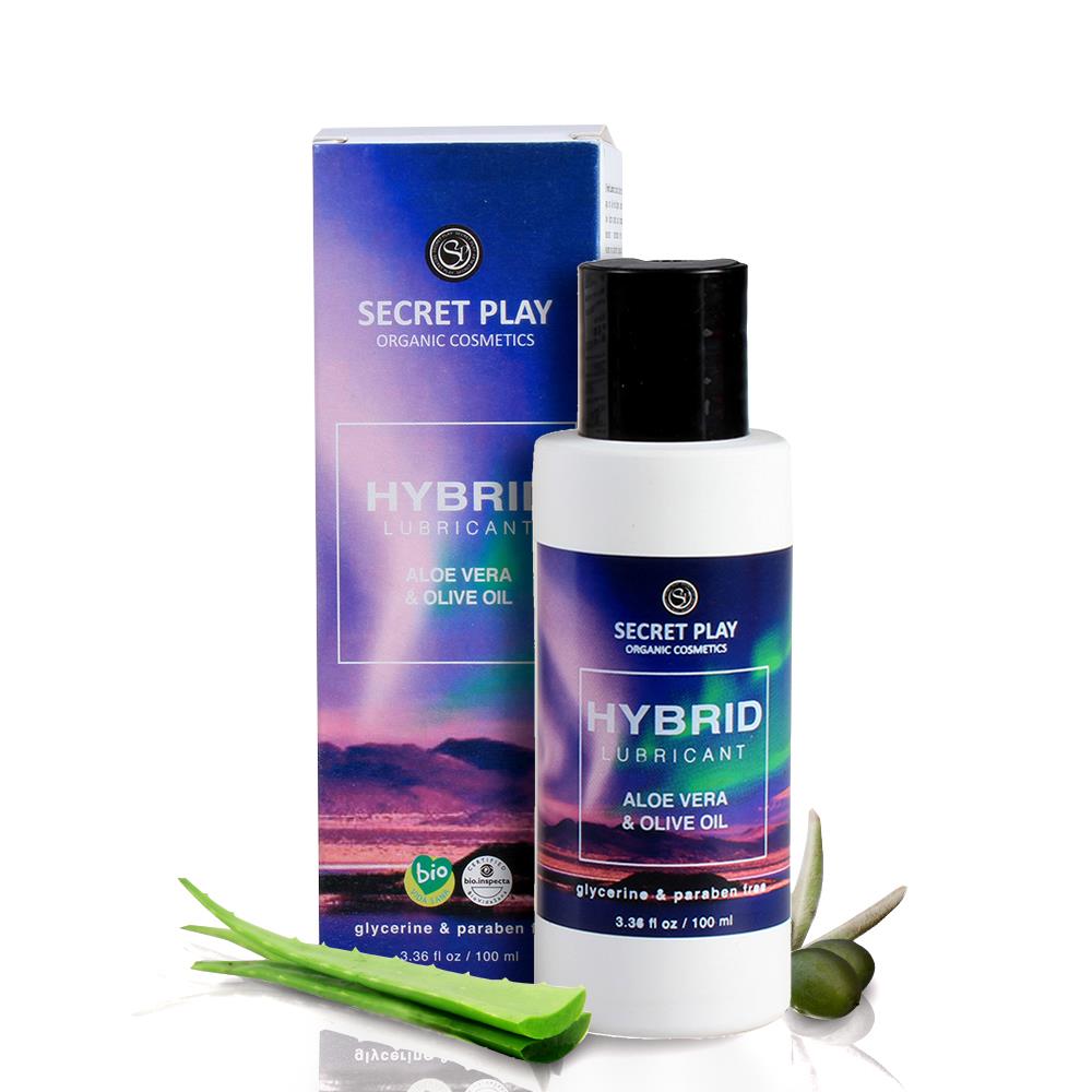 Lubrifiant organic hibrid Secret Play cu aloe vera 100 ml