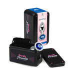 Plug anal metalic Secret Play cu cristal albastru