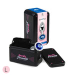 Plug anal metalic albastru Secret Play cu cristal