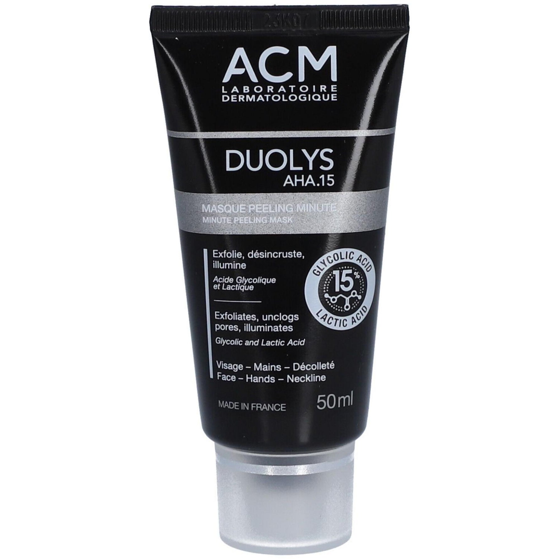 Laboratoire ACM, Duolys, AHA, Exfoliere, Mască peel-off, Pentru față, 50 ml