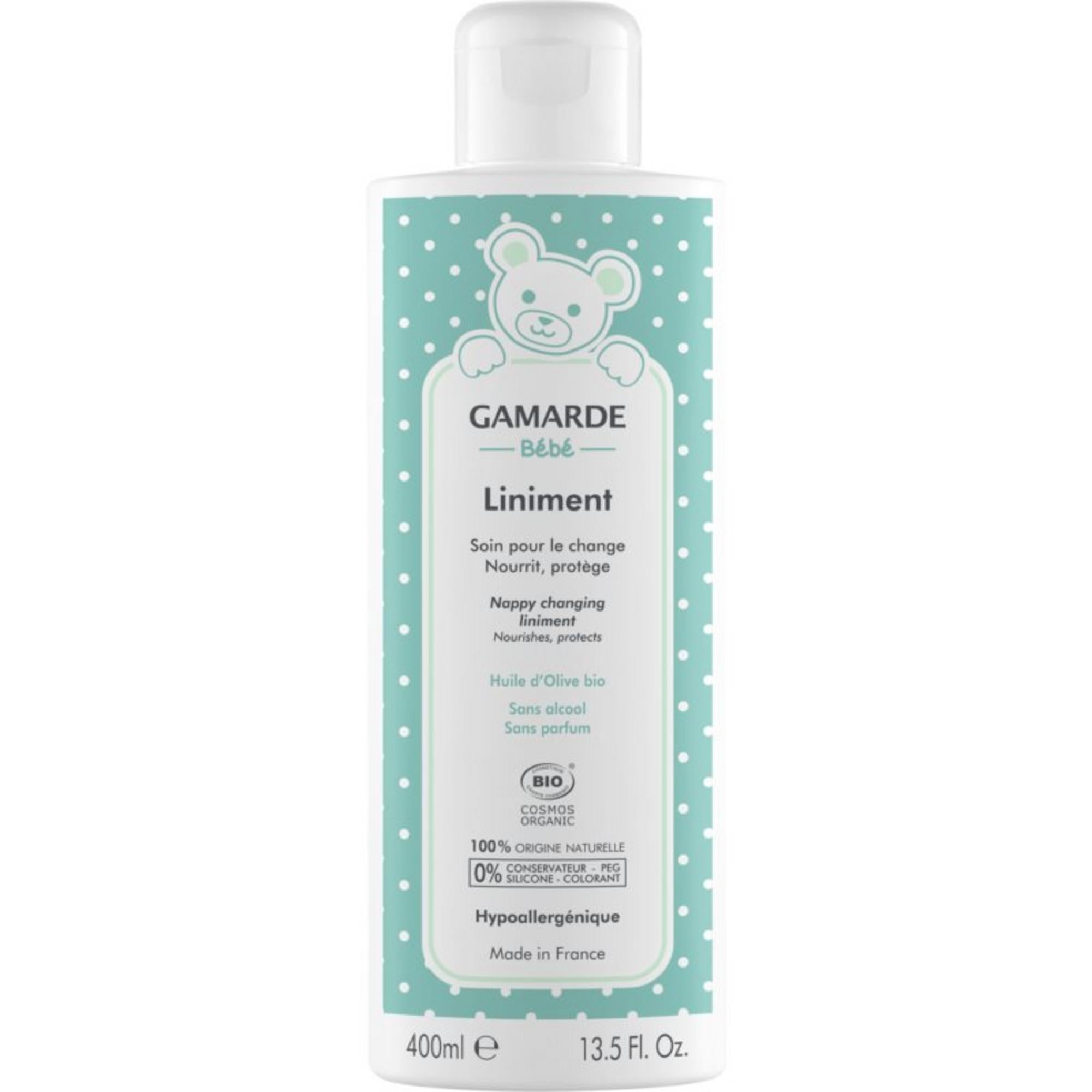 Gamarde, Baby Liniment, Bio, Nourishes & Protects, Daily Diaper Changes, Loțiune, 400 ml