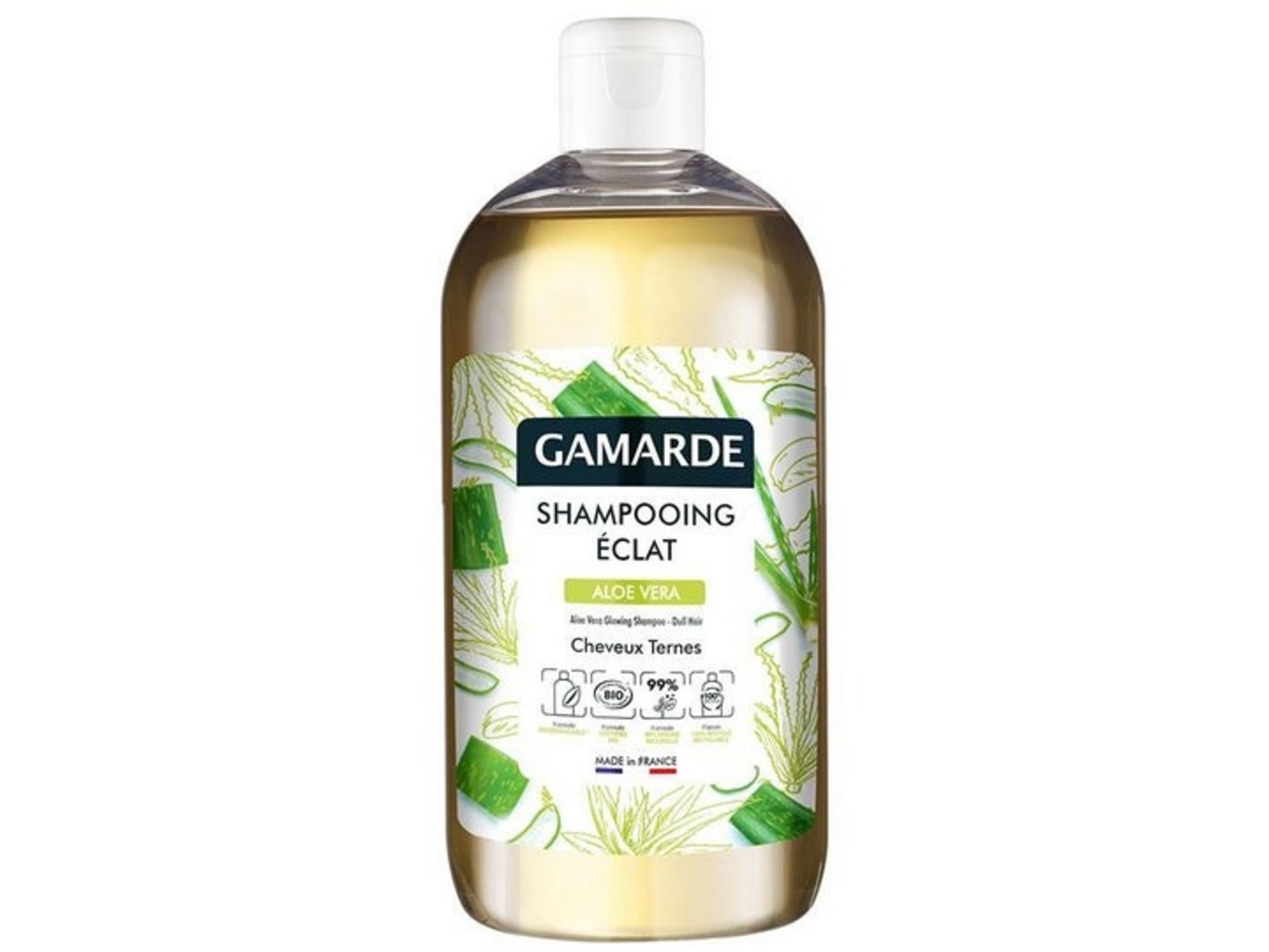 Gamarde, Bio, Aloe Vera, Șampon pentru tratamentul părului, Strălucitor, Toate tipurile de păr, 500 ml