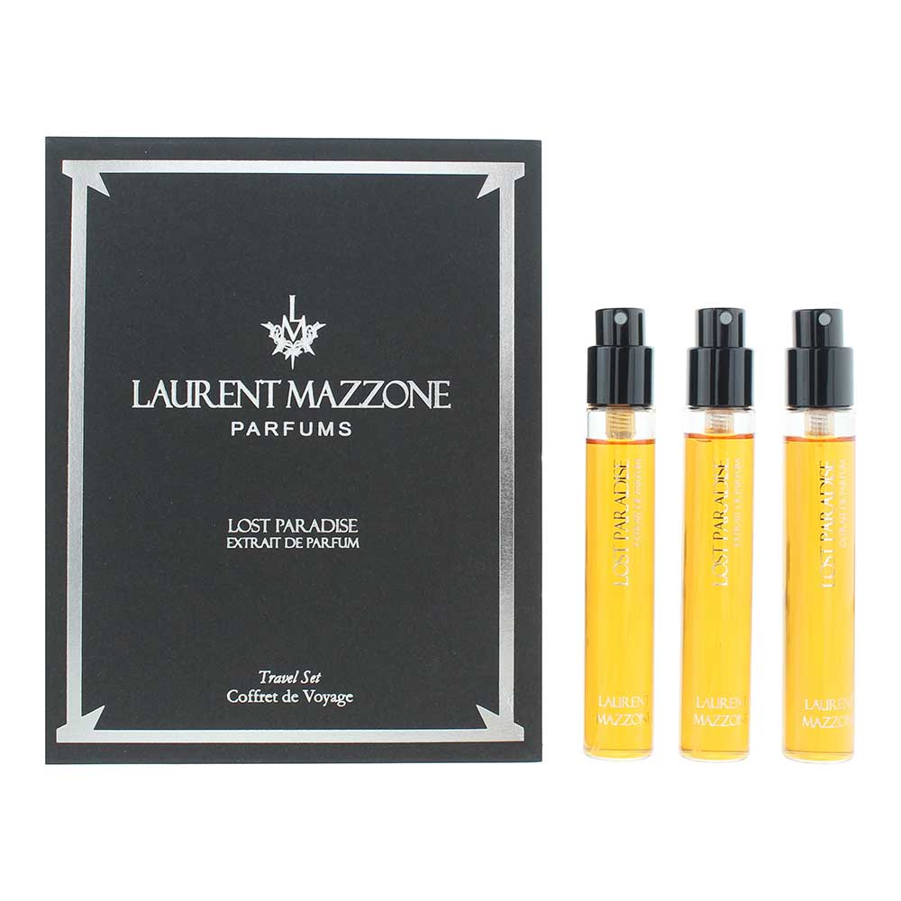 Set Trio, Laurent Mazzone, Lost Paradise, Extract de parfum, Unisex, 3 buc, 15 ml