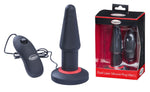 Plug anal vibrant Malesation din silicon cu strat dublu, în formă de L, cu telecomandă